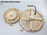 Khay đựng cườm lót nhung