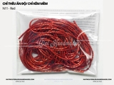 Túi 10g chỉ thêu ấn độ dạng kẽm xoắn nhăn mềm 1,5mm