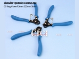 Kìm bấm tạo móc khoen 9-pin cỡ 1.5mm 2.25mm 3mm