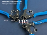Kìm bấm tạo móc khoen 9-pin cỡ 1.5mm 2.25mm 3mm
