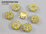 Đá hướng dương 3 tầng đế trắng/vàng