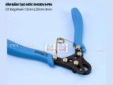 Kìm bấm tạo móc khoen 9-pin cỡ 1.5mm 2.25mm 3mm