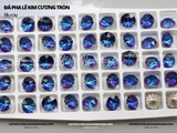 Đá pha lê kim cương tròn chóp nhọn cao cấp không đế 10mm