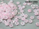 Hoa resin 13mm 2 tầng