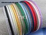 Bờm inox quấn sẵn satin