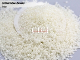 Cườm tròn đục lõi màu 2mm