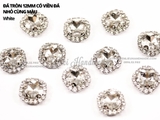 Đá tròn 12mm có viền đá nhỏ cùng màu