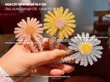 Hoa cúc mới nhất 2020 đính đá đế silicon