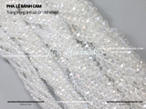 Dây pha lê bánh cam đen, trắng phủ xà cừ nhiều size