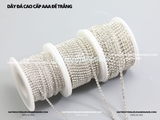 Túi 3m dây đá cao cấp AAA đế mạ bạc
