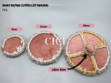Khay đựng cườm lót nhung