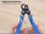 Kìm bấm tạo móc khoen 9-pin cỡ 1.5mm 2.25mm 3mm