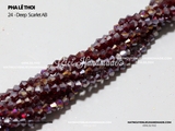 Dây pha lê thoi 4mm (90 hạt/dây)