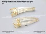 Phôi kẹp tóc mái nhựa trong cao cấp NK Hàn Quốc