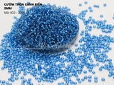 Cườm tròn trong suốt lõi bạc 2mm