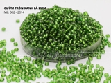 Cườm tròn trong suốt lõi bạc 3mm