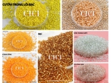Cườm tròn trong suốt lõi bạc 3mm