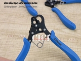 Kìm bấm tạo móc khoen 9-pin cỡ 1.5mm 2.25mm 3mm