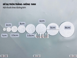 Đế dạ tròn mỏng nhiều size