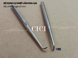 Bộ dụng cụ làm hoa lụa hoa vải 24 thanh nhiệt tạo hình cán gỗ (full hộp)