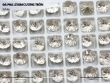 Đá pha lê kim cương tròn chóp nhọn cao cấp không đế 10mm