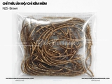 Túi 10g chỉ thêu ấn độ dạng kẽm xoắn nhăn mềm 1,5mm