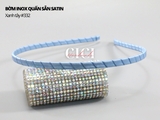 Bờm inox quấn sẵn satin