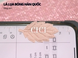 Lá cúc ép nhỏ 2,3*4cm
