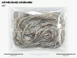 Túi 10g chỉ thêu ấn độ dạng kẽm xoắn nhăn mềm 1,5mm