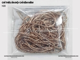 Túi 10g chỉ thêu ấn độ dạng kẽm xoắn nhăn mềm 1,5mm
