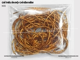 Túi 10g chỉ thêu ấn độ dạng kẽm xoắn nhăn mềm 1,5mm