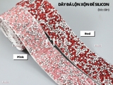 Dây đá lộn xộn đế silicon (bóc-dán)