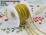 Túi 3m Dây đá đế kim loại cùng màu size 2mm