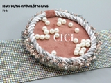 Khay đựng cườm lót nhung