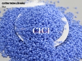 Cườm tròn đục lõi màu 2mm