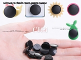 Túi 20c nút nhựa cài dép crocs, Jibbitz charm đá