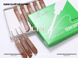 Dụng Cụ Gỡ Chỉ Clover Tay Cầm giả Gỗ, cây rạch khuyết
