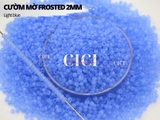 Cườm mờ frosted 2mm
