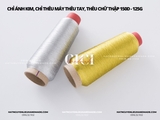 Thẻ chia nhỏ 5g Chỉ ánh kim, chỉ thêu máy thêu tay, thêu chữ thập 150D - 125g