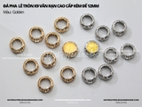 Đá pha lê tròn K9 vân rạn cao cấp không đế 12mm cao cấp
