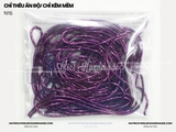 Túi 10g chỉ thêu ấn độ dạng kẽm xoắn nhăn mềm 1,5mm