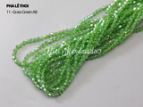Dây pha lê thoi 2mm (170 hạt/dây)