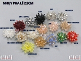 Nhụy pha lê chùm cỡ 2.5cm 1.5cm