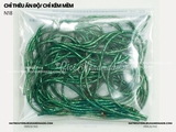 Túi 10g chỉ thêu ấn độ dạng kẽm xoắn nhăn mềm 1,5mm