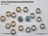 Đá pha lê tròn K9 vân rạn cao cấp không đế 12mm cao cấp