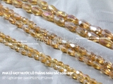Túi hạt pha lê giọt nước lỗ thẳng màu sắc loại đẹp