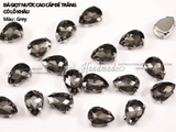 10 hạt đá giọt nước đế bạc link 1/2