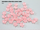 Hoa trai 5 cánh màu loang 7.5mm