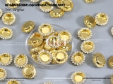 Đế gắn đá kim loại viền đá nhỏ