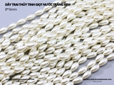 Dây ngọc trai thủy tinh giọt nước cao cấp